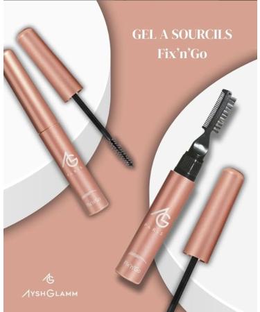 Ayshglamm Cosmetics Ayshglamm | Fix NGo Fixing Gel Mascara | High-Hold Clear Brow Gel | Invisible Hold - Buy Online on GoSupps.com