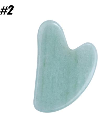 Natural Jade Scraping Board Powder Crystal Heart-Shaped Scraping Sheet Crystal Scraping Board Face Beauty V-Shaped Jade Scraping 1Pcs (Color : Type 2) - Buy Online on GoSupps.com