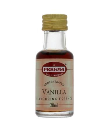 Vanilla Food Flavouring Essence Preema 28ml Bottle