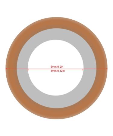 Buy 500pcs Light Brown Aluminum Silicone Beads for Hair Extensions | Microrings & Hair Braiding Decorations - International Shipping Available - Buy Online on GoSupps.com