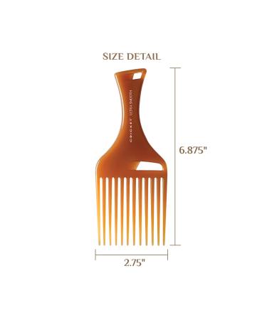 Cricket Ultra Smooth Hair Pick Comb - Ideal for Curly, Thick, Medium to Long Hair & Facial Hair - Buy Online on GoSupps.com