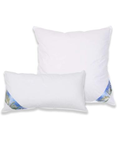 Buy Dream Castle Holstein Pillow 40x80cm - 80% Down Double Chamber Allergy-Friendly & Washable - Perfect Comfort & Support - Buy Online on GoSupps.com