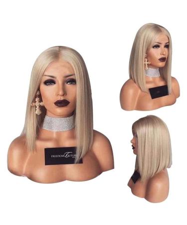 Blonde Bob Wig for Women | Short Straight Synthetic Hair Wig for Cosplay & Daily Use - Buy Online on GoSupps.com