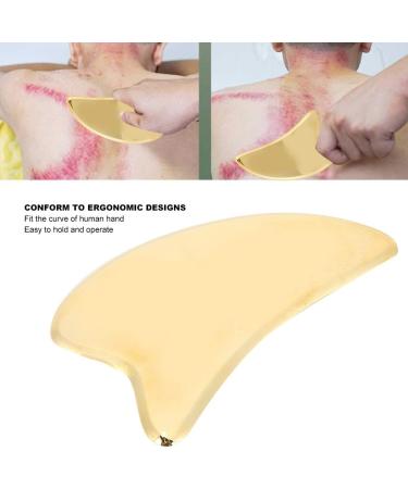 Verdant Touch Brass Gua Sha Tool - Neck Scraping Board for Muscle Pain Relief & Acupoint Massage - Buy Online on GoSupps.com