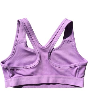 Nike Pro Big Kids' Girls' Sports Bra - Light Purple/Black - Size Large - Buy Online on GoSupps.com