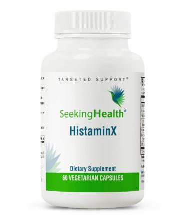 Seeking Health HistaminX, Histamine Support with Bioflavonoids, Natural Nettle, Quercetin, Rutin, Bromelain, for Immune System and Inflammation Support, Seasonal Support, Vegetarian (60 Capsules) - Buy Online on GoSupps.com