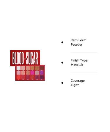 Jeffree Star Blood Sugar Palette Powder - Shop Now for Stunning Eye Looks - Buy Online on GoSupps.com