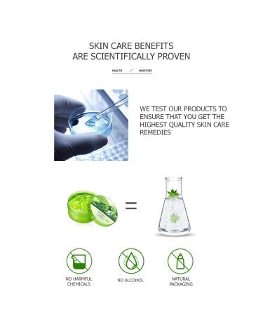 BIOAQUA Aloe Vera Extract Gel Hydrating Moisturizing Soothing Skin Care Essence 300g/10.58oz 10.6 Fl Oz (Pack of 1) - Buy Online on GoSupps.com