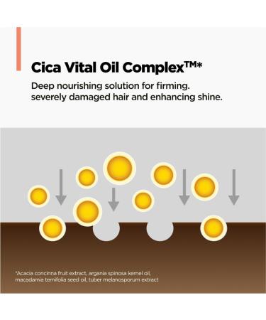 AMOS PROFESSIONAL Cica Bonding Hair Oil - Repair Split Ends & Breakage Deep Nourishing Shine Boost 3.3 fl. oz | International Shipping Available - Buy Online on GoSupps.com