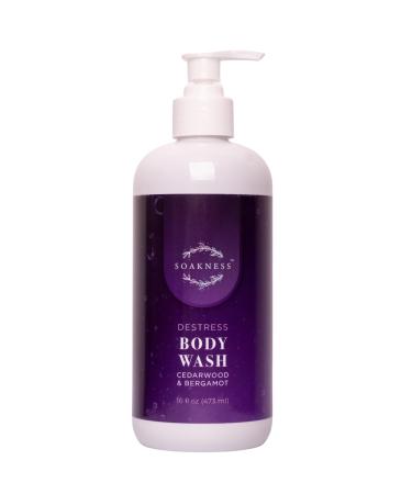 Moisturizing Body Wash - Hydrates & Nourishes Dry Sensitive Skin Gentle Cleanse Light Fragrance Sulfate-Free 16 fl oz
