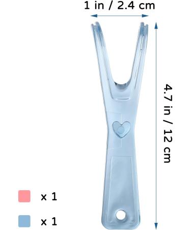 Buy Dental Floss Holders & Flossers - Pink + Blue Flat Wire Replacement Racks for Optimal Oral Care - Buy Online on GoSupps.com