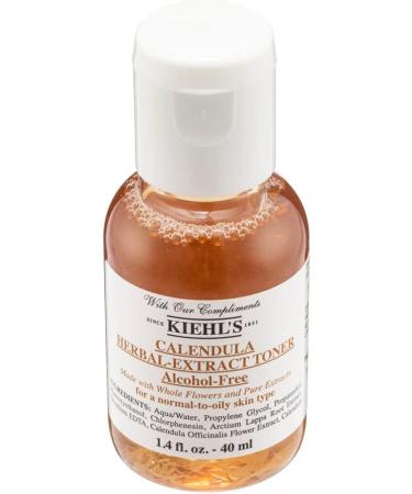 Kiehls Calendula Herbal Extract Alcohol-Free Toner 40ml - For Normal to Oily Skin - Buy Online on GoSupps.com