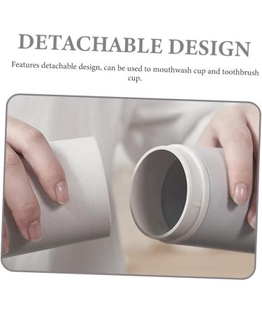 Buy Dual Color Travel Toothbrush Storage & Washing Cup | Ideal for Toothpaste & Toothbrushes - Shop Internationally Now - Buy Online on GoSupps.com