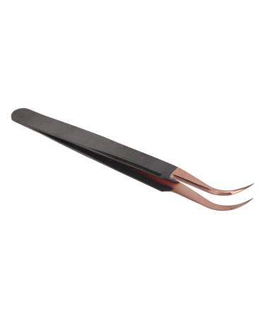 Eyelash extension tweezers made of stainless steel curved straight wrong eyelashes extension tweezers for the beauty salon (curved tweezers)