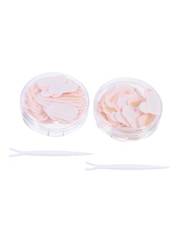 Healifty 2 Boxes Double Eyelid Sticker Beauty Tools Self- Adhesive Eye Tapes Fiber Eyelid Stickers Big Eyes