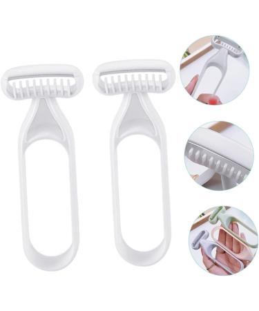 Angoily 2-in-1 Armpit Knife & Face Epilator Razor for Women - Body Hair Removal Tool & Eyebrow Shaper - Gray 13x5cm - Buy Online on GoSupps.com
