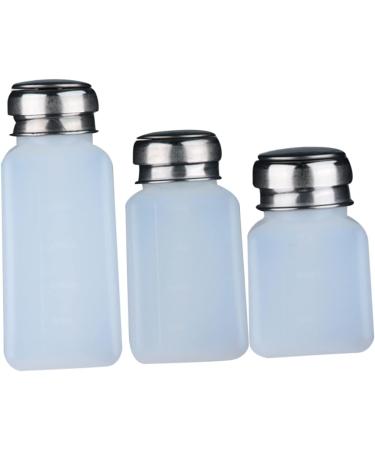  Ipetboom Ipetboom 3-Pack Pump-Filled Nail Polish Remover Bottles for Liquid Storage Bottles for Travel and Home Toiletries Detachable Design for Easy Refilling - Buy Online on GoSupps.com
