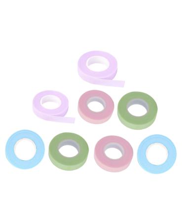 Healeved 8rolls Tape Eyelash Cotton Stalk Tapes Lash Grafting Tapes Eyelash Grafting Belts Graft Eyelash Tapes Fabric Tape for Eyelash Breathable Eyelash Tapes Eyelash Tape Line