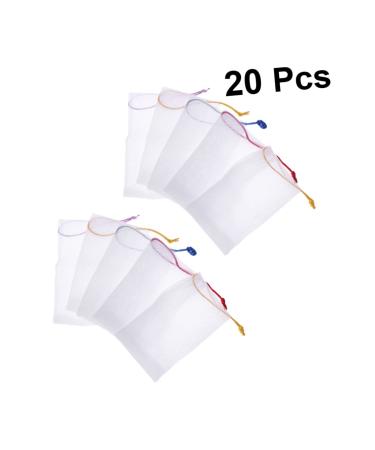 Beaupretty 20pcs Bubble Net Cleansing Foaming Nets - Essential Soap Accessories for Fluffy Bubbles - Buy Online on GoSupps.com