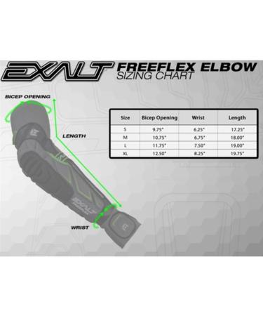 Exalt FreeFlex Elbow Pads - Medium Size | Protective Gear for Paintball - Buy Online on GoSupps.com