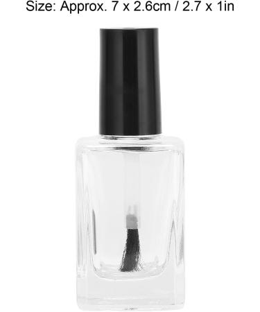 Empty Nail Polish Bottle Empty Transparent Glass Bottle Nail Polish Bottle for Home - Buy Online on GoSupps.com