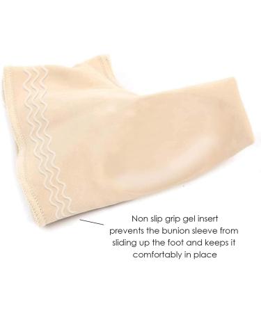 Bunion Corrector Sleeve with EuroNatural Gel - Orthopedic Toe Straightener and Metatarsal Pad for Bunion Relief, Hammertoe, Hallux Valgus - Small Size - Buy Online on GoSupps.com