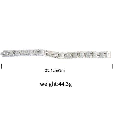 Moxeupon Lymph Magnet Wristband - Lymphatic Drainage Bracelet for Weight Loss | Silver Healthcare Gift for Women & Men - Buy Online on GoSupps.com