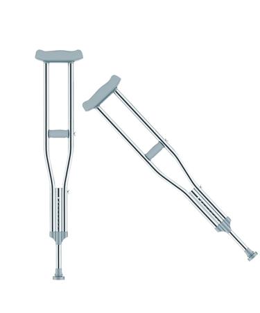 Crutches for Adults Underarm Aluminum Underarm Crutchesdjustable Adult Crutches for Walking Lightweight Accessories Walking Stick Great for Travel or Work