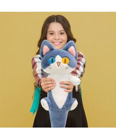 PEDEIECL Plush Shark Cat Doll - Cute Stuffed Shark Kitten Pillow Toy (Blue 80cm) - Gift for Kids & Girlfriend - Buy Online on GoSupps.com