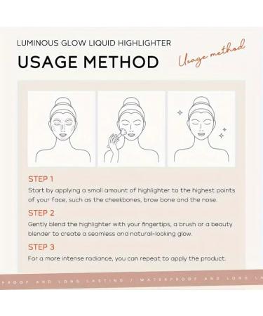 Liquid Highlighter Shimmer Highlighter Long Lasting Waterproof Highlighter Light Shining Highlighter for Face Cheekbones Body Bronzer Glitter - Buy Online on GoSupps.com