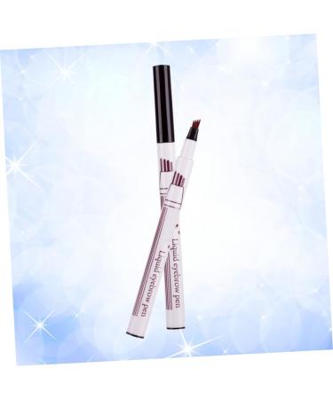 FOMIYES 3pcs Pencil Pronged Dark Liquid Four Waterproof Natural Sweat-proof Durable # Grey Eyebrow 1 count (Pack of 1) As Shownx3pcs - Buy Online on GoSupps.com