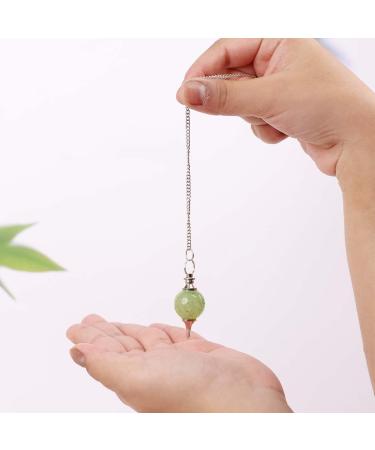 Buy Green Aventurine Pendulum | Natural Crystal for Reiki Healing & Dowsing - International Shipping - Buy Online on GoSupps.com