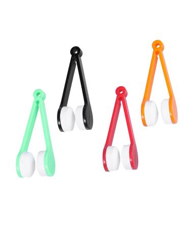 FOMIYES 4pcs Glasses Cleaning Wipe Eyeglasses Cleaner Brush Portable Lenses Cleaner for Glasses Sunglasses Glasses Cleaners Reading Glasses Prevent Glasses Marks Nose Screen Abs Random Color 7.50X2.50X2.00CM