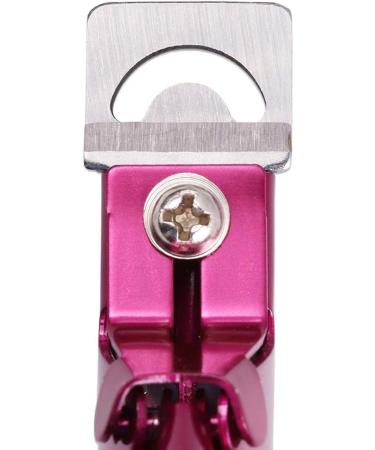 Professional Stainless Steel Acrylic Nail Tips Clipper Cutter - False Nails/Fake Nails/Artificial Nails Trimmers for Nail Manicure Pedicure Clip Tool for Home Nail Art DIY (Rose Red) - Buy Online on GoSupps.com