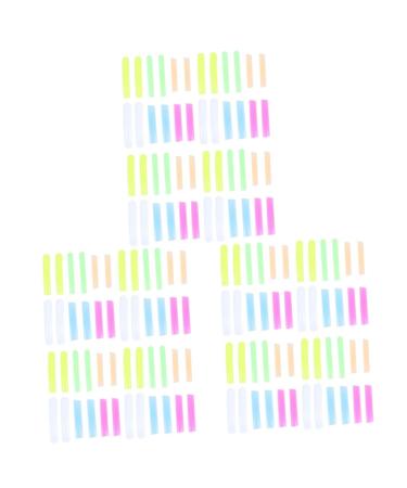 NOLITOY 72 Pairs Eyelash Silicone Patch Curly Silicone Gasket