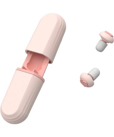 Noise Cancelling Ear Plugs Reusable Ear Plugs with Silicone Sound Blocking for Travel (Pink) - Buy Online on GoSupps.com