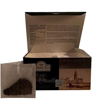  Ahmad Tea Ahmad Tea - Earl Grey | Black Tea Blend with Bergamot | 100 x 2g Tea Bags | Ribbon-Free Tea Bags - Buy Online on GoSupps.com