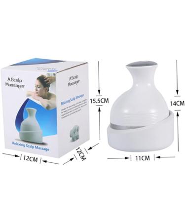 CLISPEED Head Massager Tool - Rechargeable Claws - White ABS | Relaxation & Stress Relief - International Shipping Available - Buy Online on GoSupps.com