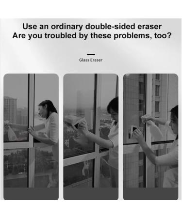 Closer Magnetic Glass Window Cleaning Tool Magnetic Window Wiper Water Discharge Double-Layer Wiper Household Special Window Cleaner for Home 20-30mm - Buy Online on GoSupps.com
