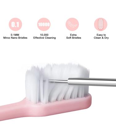 Suree Extra Soft Toothbrush for Sensitive Teeth & Gums - 5 Pack | Ultra Soft Nano Bristles for Adults & Elderly - Buy Online on GoSupps.com