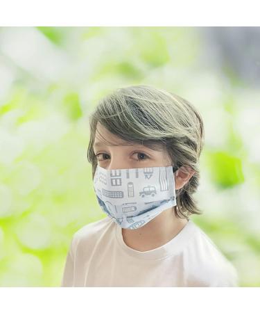 Kushies Washable Kids Mask - Blue City - Buy Online on GoSupps.com