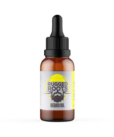 Beard Oil and Conditioner by Rugged Roots- Natural Beard Care Made with Citrus Spice Scented Premium Oils - Softens Beard and Promotes Healthy Beard Growth - Thoughtful Gifts for Dad Brother Husband Citris Spice