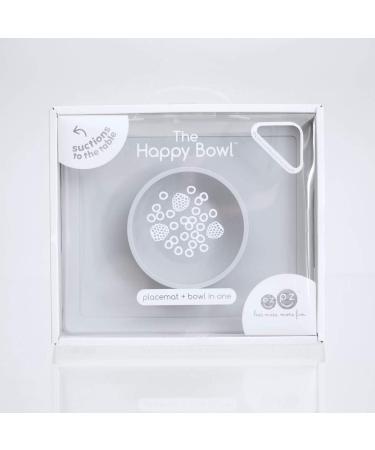 EZPZ Happy Bowl (Pewter) - Silicone Suction Bowl for Toddlers | Dishwasher Safe - Buy Online on GoSupps.com