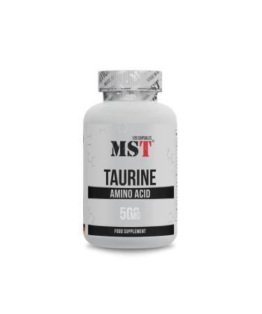 MST MST Nutrition Taurine 120 Capsules - High-Dose Amino Acid Supplement - 100% Pure Taurine Powder - Supports the