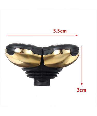 JIUCHEN Shaver Blade Heads - Replacement 5 Heads Beard Cutter | 4D Rotary Double Ring Electric Razor Head for Head & Face - International Shipping Available - Buy Online on GoSupps.com