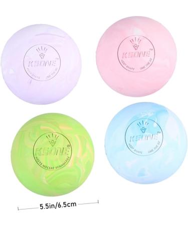 Besportble Mini Rolling Massage Ball - 6.5cm Pilates & Fitness Yoga Ball for Core Training & Muscle Relief - Pink Camouflage - Buy Online on GoSupps.com