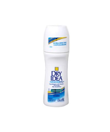 Dry Idea Antiperspirant & Deodorant Roll On  Unscented 3.25 oz  2 pk