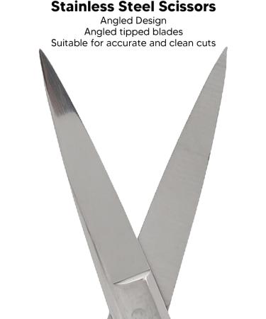 Doctor Tools Stainless Steel Hair Care Scissors - 18 cm All-Purpose Dressing Scissors for Stab Removal Autoclavable for Home Use - Buy Online on GoSupps.com