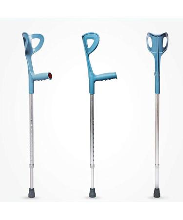 Forearm Crutches Adjustable Forearm Crutches with Open Cuff Adjustable Comfortable Durable Wrist Handle for Standard and Tall Adults Lightwe - Buy Online on GoSupps.com