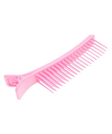 Beavorty Hair Salon Clip Salon Accessories Salon Styling Clips Hairdresser Clips Hairdressing Hairpin Sectioning Hair Clips Styling Hair Clips Barber Accessories Billed Hair Clips Grip Clip 14.20X3.00X2.30CM Pink
